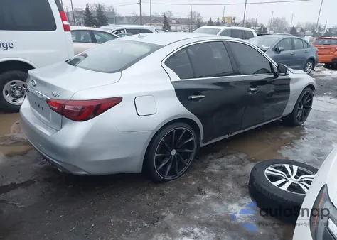 2018 Infiniti Q50 3.0T Luxe from USA, damaged, VIN JN1EV7AR6JM439181